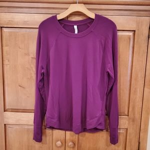 Athleta Mindset Sweatshirt - Deep Fuschia